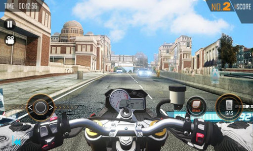 اسکرین شات بازی Moto Speed City Racing 3