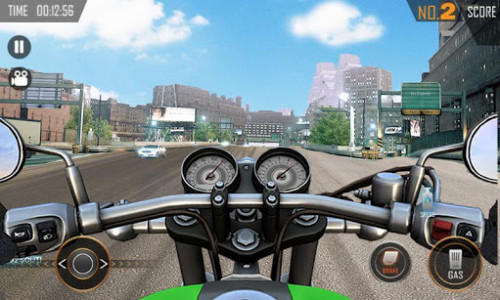 اسکرین شات بازی Moto Speed City Racing 8