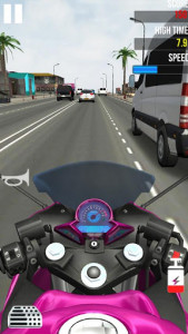 اسکرین شات بازی Moto Speed Traffic Rider 3