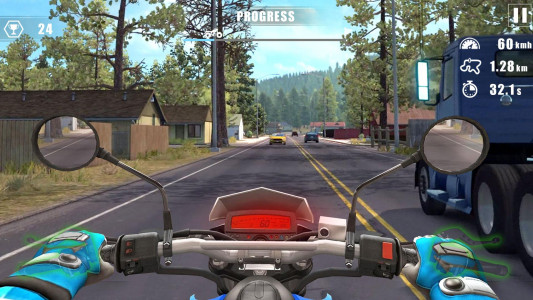 اسکرین شات بازی Moto Bike Race : Driving Car 1