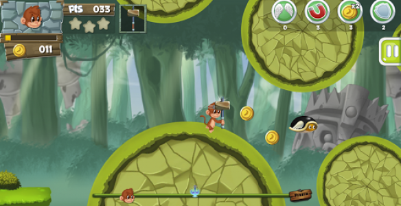 اسکرین شات بازی Runner Monkey Adventures - Running Games 1