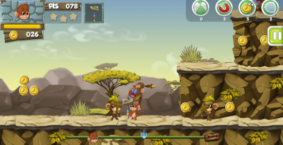 اسکرین شات بازی Runner Monkey Adventures - Running Games 3