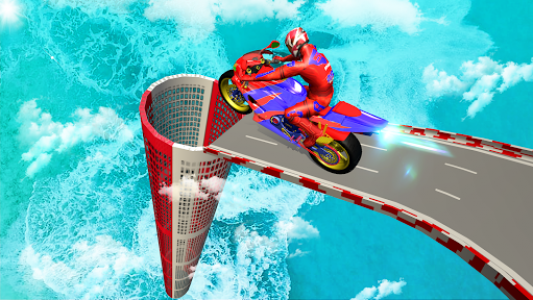 اسکرین شات برنامه Bike Stunt Games - Bike Racing Games MotorCycle 3d 1