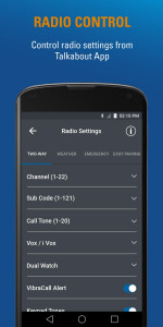 اسکرین شات برنامه Motorola Talkabout 8