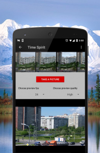 اسکرین شات 3 برنامه Time Lapse camera