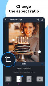 اسکرین شات برنامه Movavi Clips - Video Editor 6