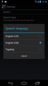 اسکرین شات برنامه Offline English Tagalog Dictionary 2