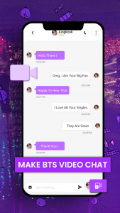 اسکرین شات برنامه BTS love chat simulator for bt 4