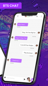 اسکرین شات برنامه BTS love chat simulator for bt 3