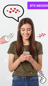 اسکرین شات برنامه BTS love chat simulator for bt 1