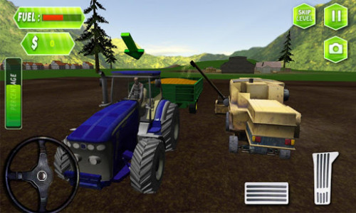 اسکرین شات بازی Harvest Farm Tractor Simulator 2
