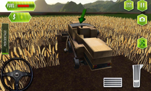 اسکرین شات بازی Harvest Farm Tractor Simulator 3