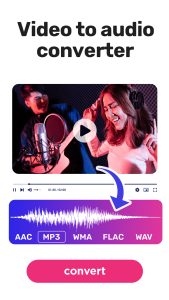 اسکرین شات 1 برنامه Video to audio, mp3 converter