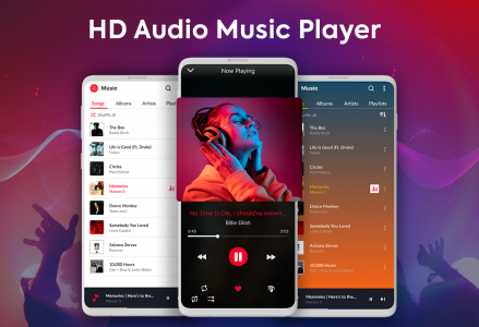 اسکرین شات برنامه MP3 Player: Play Music & Songs 1