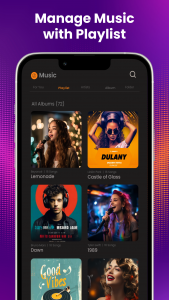 اسکرین شات برنامه MP3 Music Player For Android 3