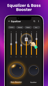 اسکرین شات 2 برنامه MP3 Music Player For Android