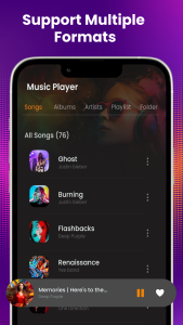 اسکرین شات 7 برنامه MP3 Music Player For Android