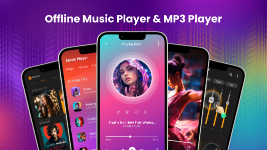 اسکرین شات برنامه MP3 Music Player For Android 1