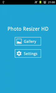 اسکرین شات برنامه Photo Resizer HD 1