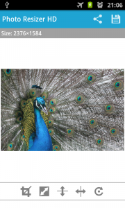 اسکرین شات 2 برنامه Photo Resizer HD