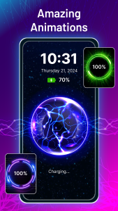 اسکرین شات 2 برنامه Charging Animation App