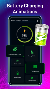 اسکرین شات 3 برنامه Charging Animation App