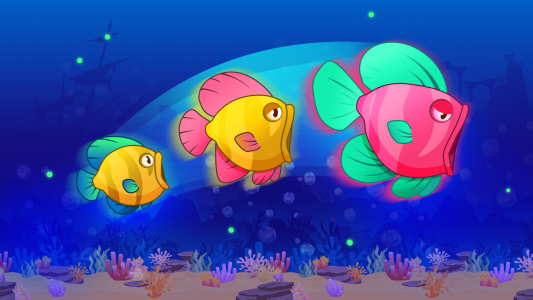 اسکرین شات 2 بازی Eat Fish.IO : Fish Battle