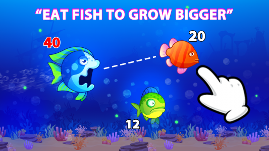 اسکرین شات بازی Eat Fish.IO : Fish Battle 1