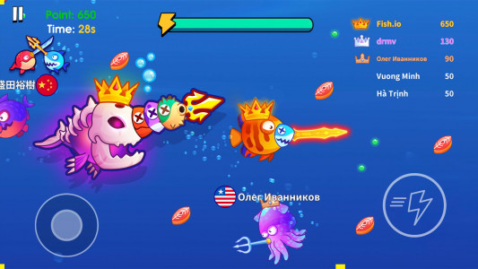 اسکرین شات بازی Sword Shark.io - Hungry Shark 2