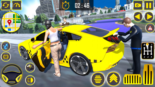 اسکرین شات بازی US Taxi Simulator : Car Games 7