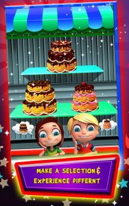 اسکرین شات برنامه Chocolate Cake Baking Game – Comfy Cake factory 1