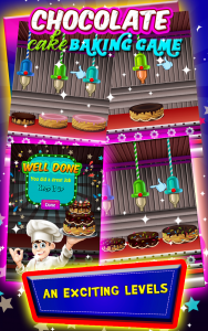 اسکرین شات برنامه Chocolate Cake Baking Game – Comfy Cake factory 5
