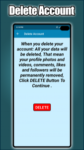 اسکرین شات برنامه Delete Account 2