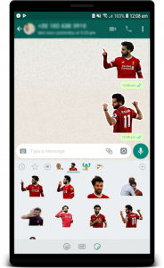 اسکرین شات برنامه Mo Salah stickers for WhatsApp 2