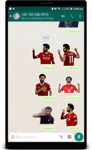 اسکرین شات برنامه Mo Salah stickers for WhatsApp 3