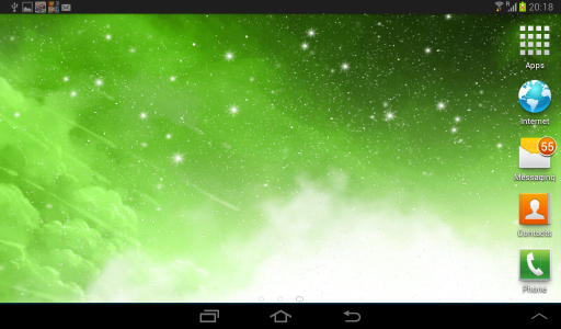 اسکرین شات 6 برنامه Awesome Sky Parallax wallpaper
