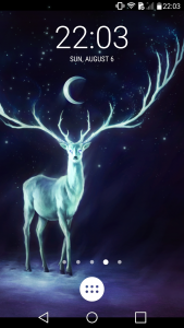 اسکرین شات برنامه Night Bringer Magical deer lwp 1