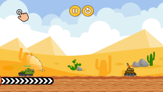 اسکرین شات 2 بازی ‏‏گلوله های آتشین ( نبرد تانک ها )