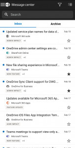 اسکرین شات 6 برنامه Microsoft 365 Admin