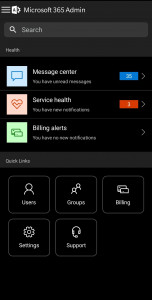 اسکرین شات 8 برنامه Microsoft 365 Admin