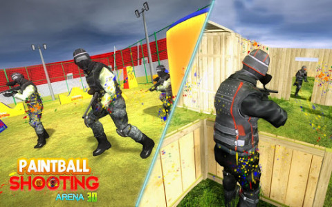 اسکرین شات بازی PaintBall Shooting Arena3D : Army StrikeTraining 5