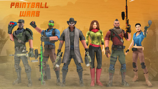 اسکرین شات 3 بازی Paintball Shooting Game 3D