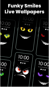 اسکرین شات برنامه Funky Eyes: Smiles Wallpapers 2