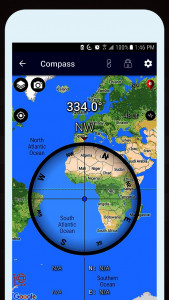 اسکرین شات برنامه GPS Compass Navigator - Compass Level & True North 2