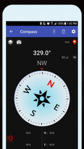 اسکرین شات برنامه GPS Compass Navigator - Compass Level & True North 6