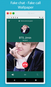 اسکرین شات برنامه Chat With Bts Jimin 5