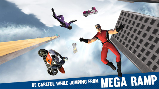 اسکرین شات بازی Super Hero Bike Mega Ramp 3