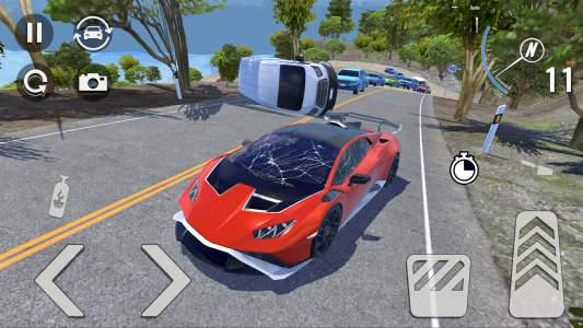 اسکرین شات 1 بازی Car Crash Simulator: Mountain