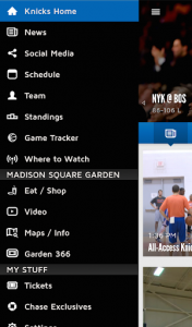 اسکرین شات برنامه Official New York Knicks App 3