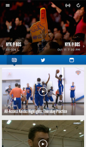اسکرین شات برنامه Official New York Knicks App 2